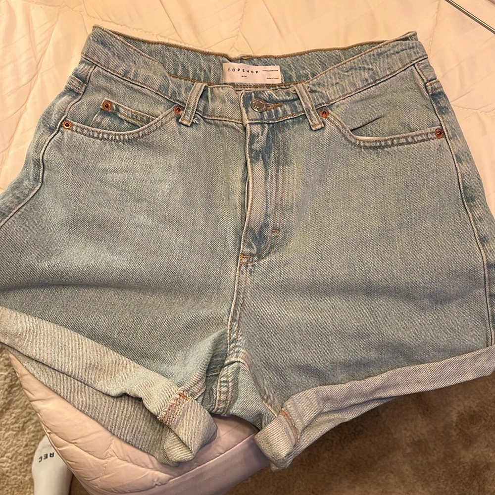 Top Shop denim shorts